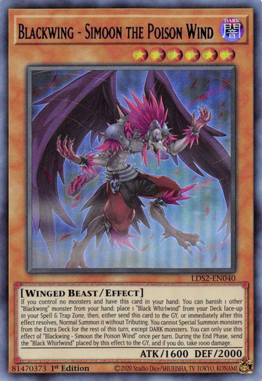 Blackwing - Simoon the Poison Wind (Purple) | LDS2-EN040